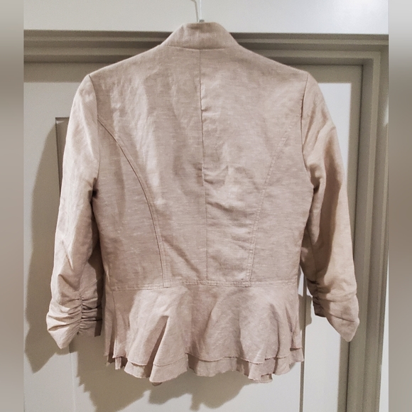 Women's blazer Jacket Cinched Sleeves - Picture 3 of 10